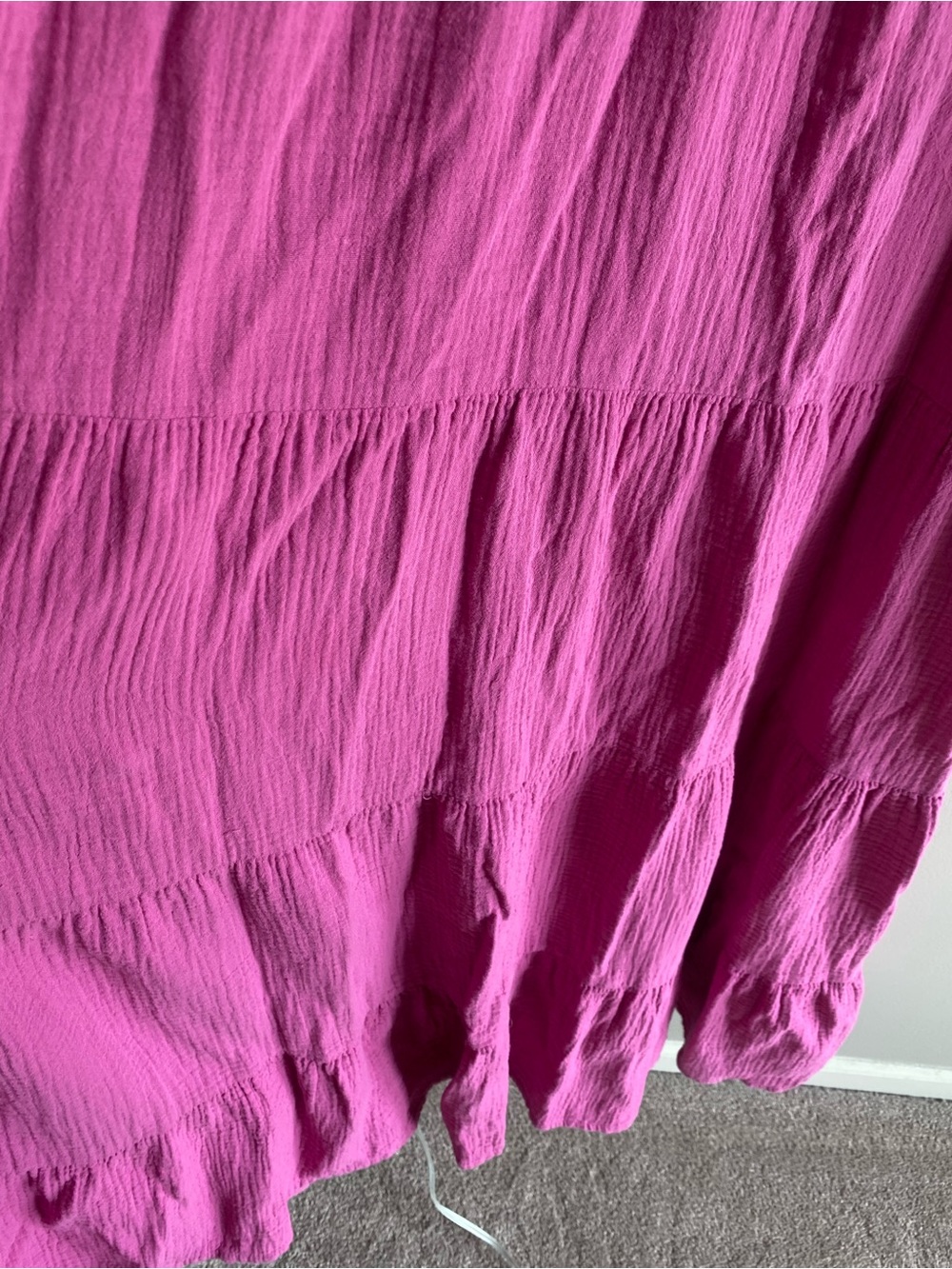 Universal Thread Pink Tiered V‑Neck Midi Dress - Picture 9 of 11